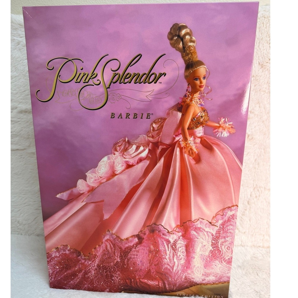 Pink Splendor Barbie 1996 The Ultimate Limited Edi 16091 w Shipper 10,000WW Mint